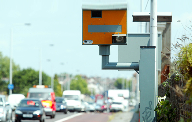 Speed Camera In Action